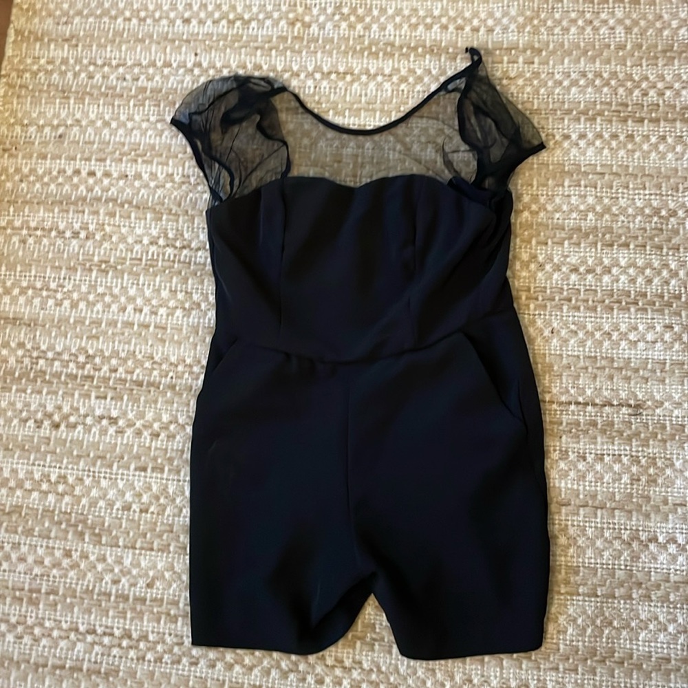 Black playsuit